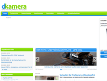 Tablet Screenshot of dkamera.de